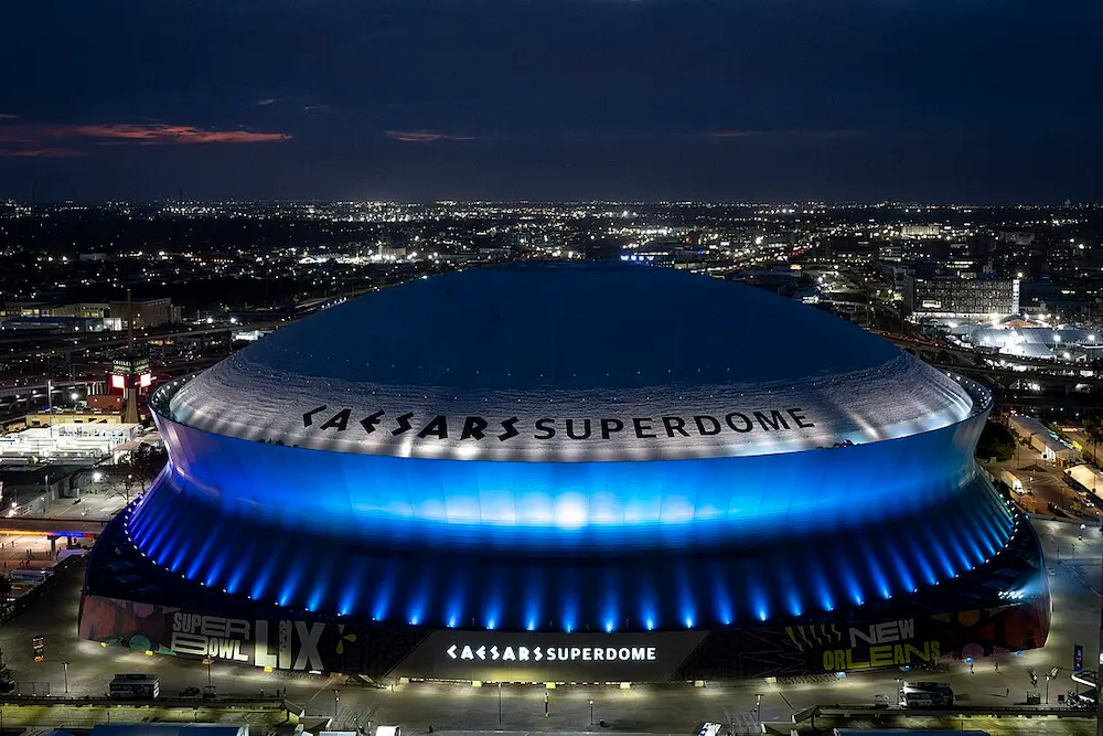 caesars superdome super bowl lix 
