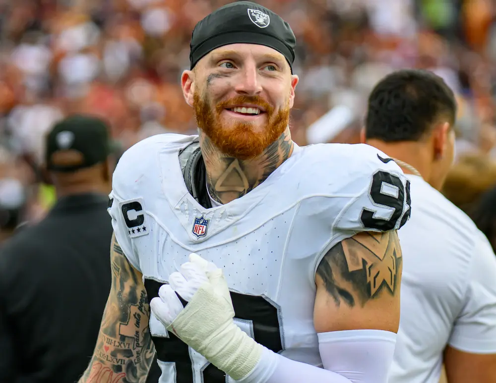 Maxx Crosby Net Worth Soars Amid Trade Rumors And NFL Comparisons Maxx Crosby Net Worth.webp